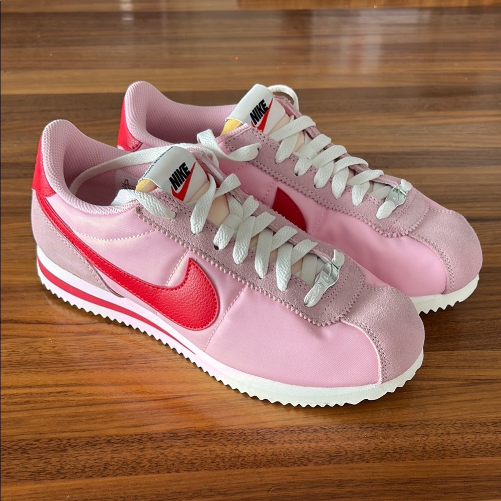 Nike Cortez TXT Women's Pink and Red Sneakers Size 7.5 NWOT